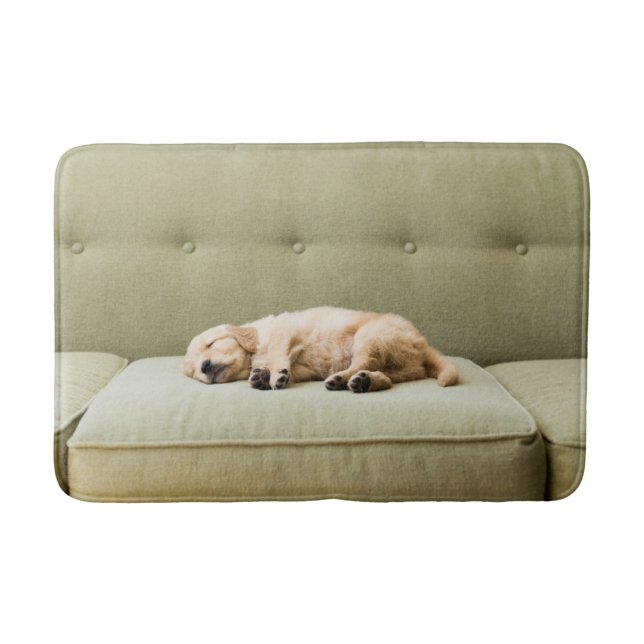 Cutest Baby Animals | Golden Retriever Puppy 2 Bath Mat (Front)