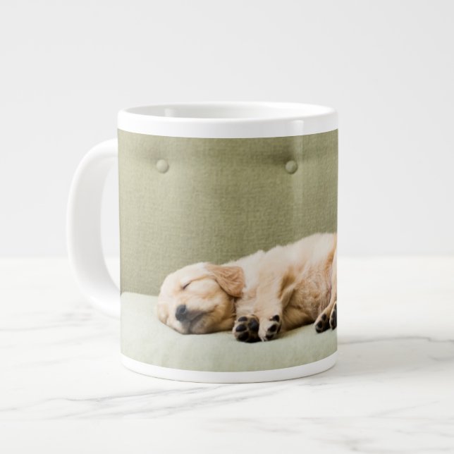 Cutest Baby Animals | Golden Retriever Puppy 2 Giant Coffee Mug (Front Left)