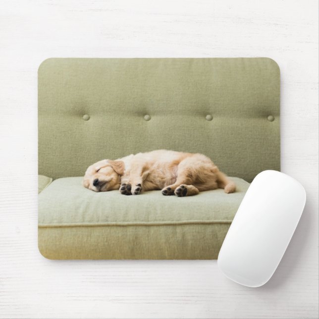 Cutest Baby Animals | Golden Retriever Puppy 2 Mouse Pad (With Mouse)