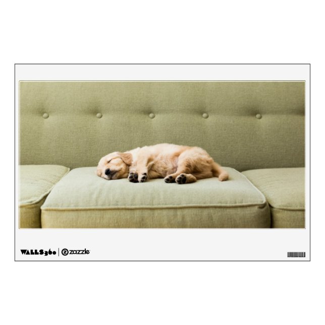 Cutest Baby Animals | Golden Retriever Puppy 2 Wall Decal (Front)