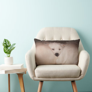 Cutest Baby Animals Golden Retriever Snuggle Lumbar Pillow