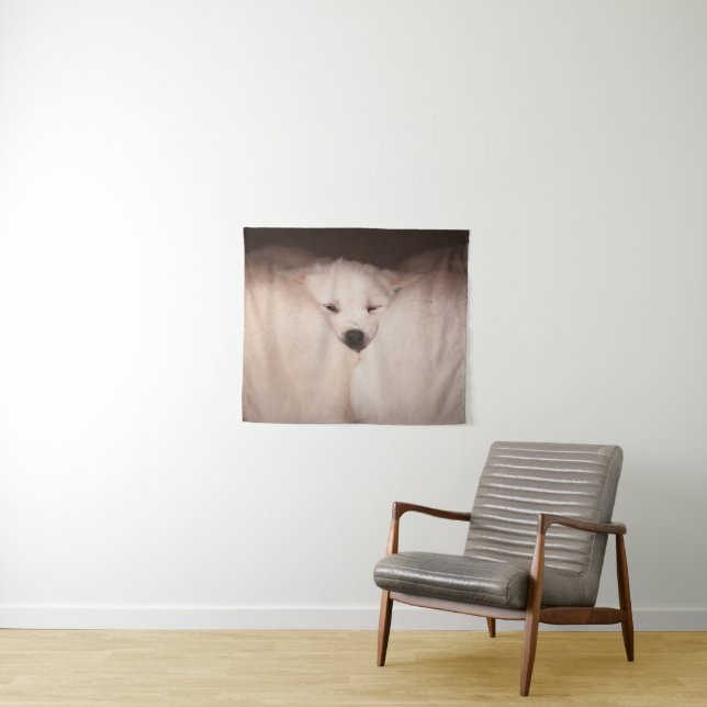 Cutest Baby Animals | Golden Retriever Snuggle Tapestry (In Situ (Horizontal))