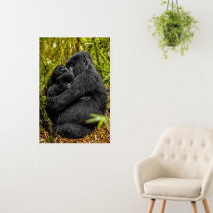 Cutest Baby Animals   Gorilla & Baby Foam Board