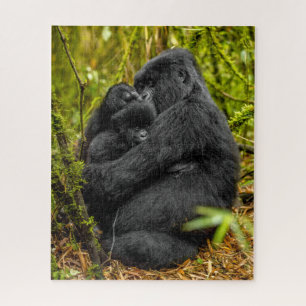Cutest Baby Animals Gorilla & Baby Jigsaw Puzzle