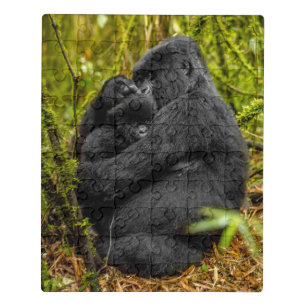 Cutest Baby Animals Gorilla & Baby Jigsaw Puzzle