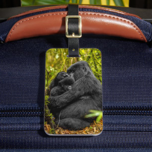Cutest Baby Animals Gorilla & Baby Luggage Tag