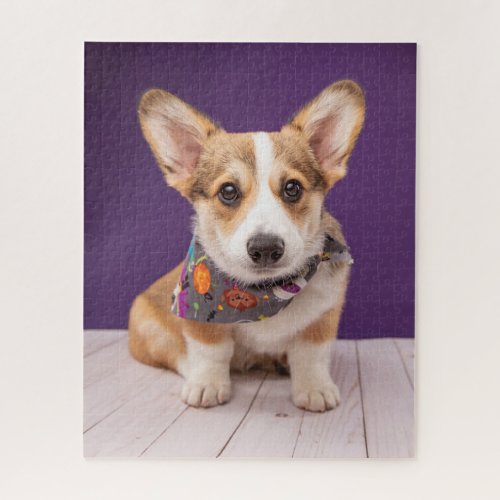 Cutest Baby Animals  Halloween Corgi Jigsaw Puzzle