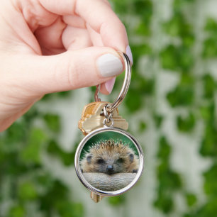 Cutest Baby Animals Hedgehog Smile Keychain