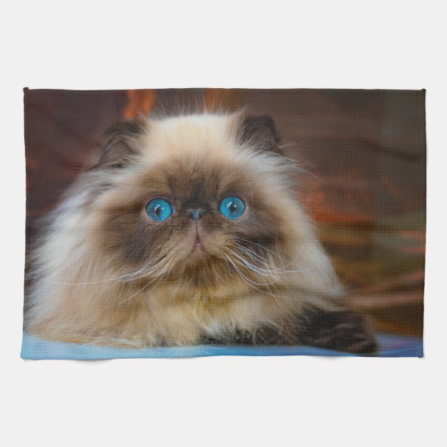 Cutest Baby Animals | Himalayan Cat Kitchen Towel (Horizontal)
