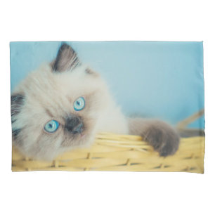 Cutest Baby Animals Himalayan Seal Point Cat Pillow Case