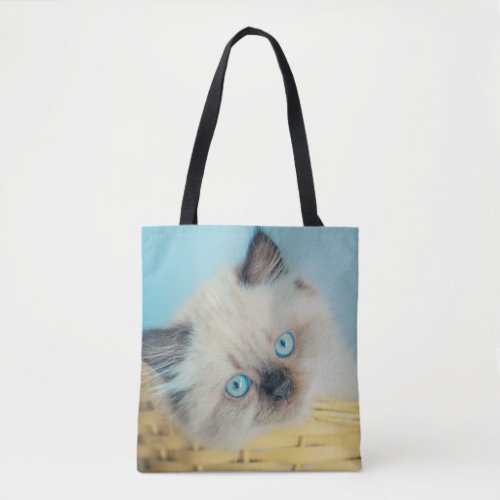 Cutest Baby Animals  Himalayan Seal Point Cat Tote Bag