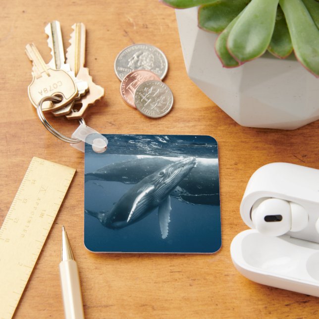 Cutest Baby Animals | Humpback Whale Calf Keychain (Desk)