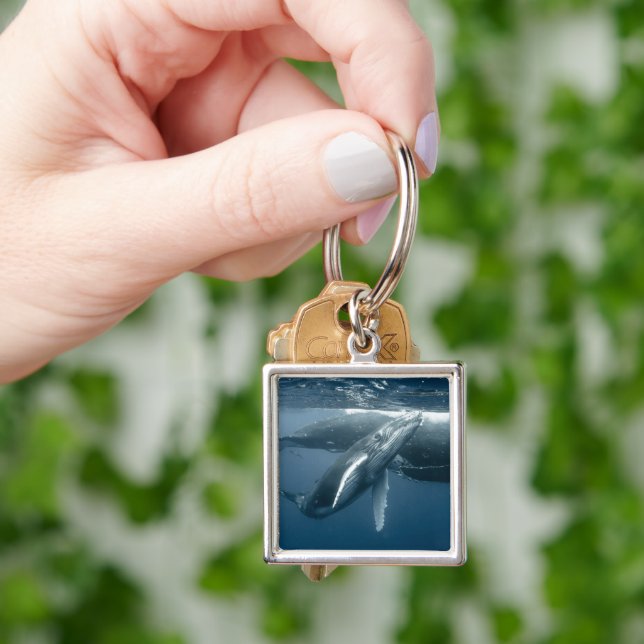 Cutest Baby Animals | Humpback Whale Calf Keychain (Hand)