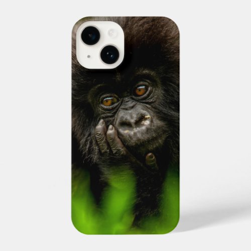 Cutest Baby Animals  Infant Mountain Gorilla iPhone 14 Case