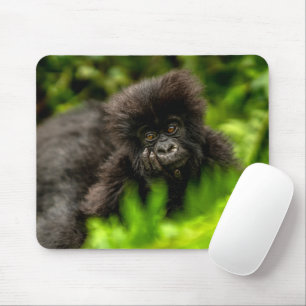 Cutest Baby Animals Infant Mountain Gorilla Mouse Pad