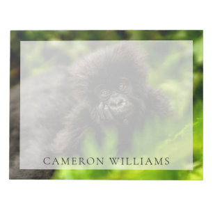 Cutest Baby Animals Infant Mountain Gorilla Notepad