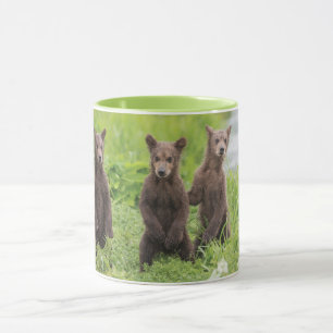 Cutest Baby Animals Kamchatka Brown Bear Cubs Mug