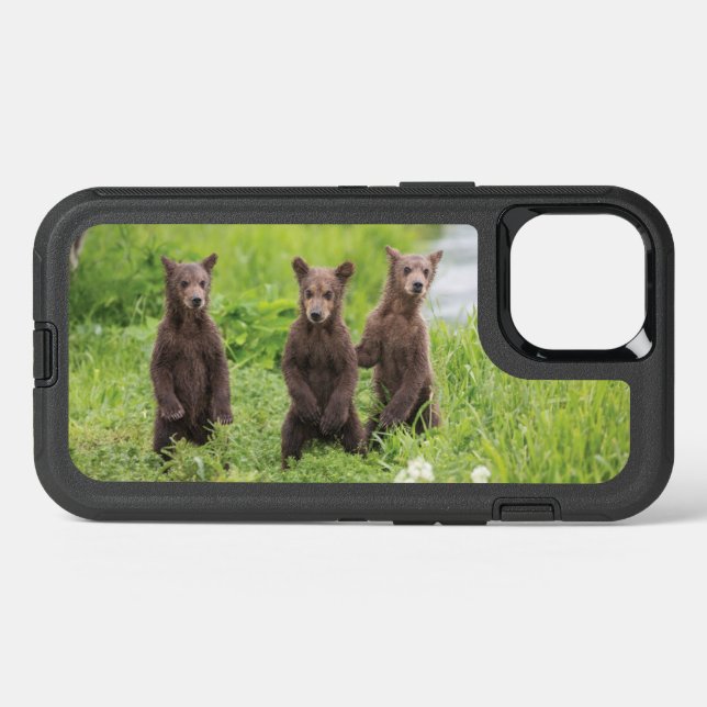 Cutest Baby Animals | Kamchatka Brown Bear Cubs Otterbox iPhone Case (Back Horizontal)