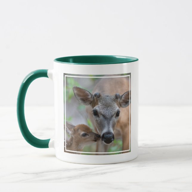 Cutest Baby Animals | Key Deer Stag & Fawn Mug (Left)