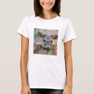 Cutest Baby Animals Key Deer Stag & Fawn T-Shirt
