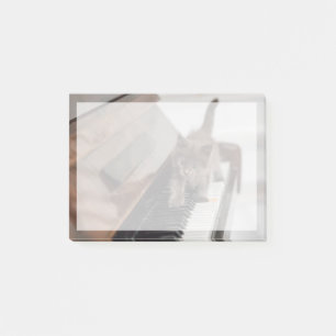 Cutest Baby Animals Kitten on Piano Post-it Notes