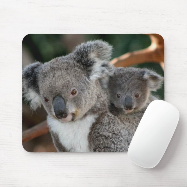 Cutest Baby Animals | Koala and Joey Mouse Pad (With Mouse)