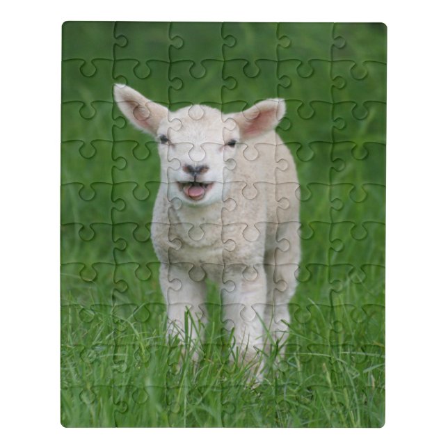 Cutest Baby Animals | Lil Lamb Jigsaw Puzzle (Puzzle Vertical)