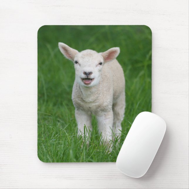 Cutest Baby Animals | Lil Lamb Mouse Pad (With Mouse)