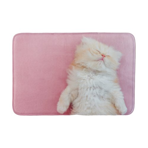 Cutest Baby Animals  Lovely Kitten Sleeping Bath Mat