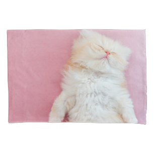 Cutest Baby Animals Lovely Kitten Sleeping Pillow Case