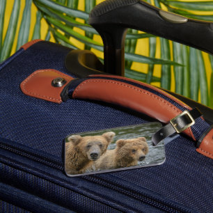 Cutest Baby Animals Mama Bear & Her Cubs Luggage Tag