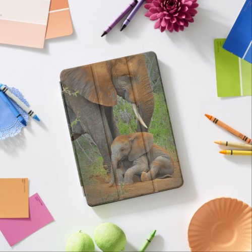 Cutest Baby Animals  Mama Elephant  Baby iPad Air Cover