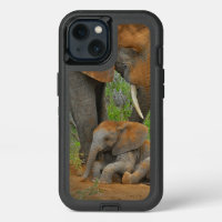 Mama Elephant & Baby iPhone 13 Case
