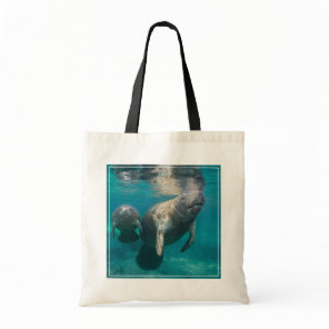 Cutest Baby Animals | Manatee & Baby Tote Bag