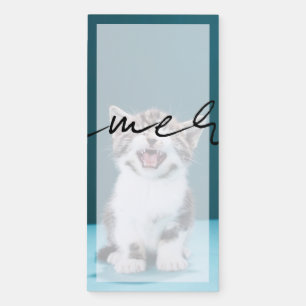 Cutest Baby Animals   Meowing Baby Kitten Magnetic Notepad