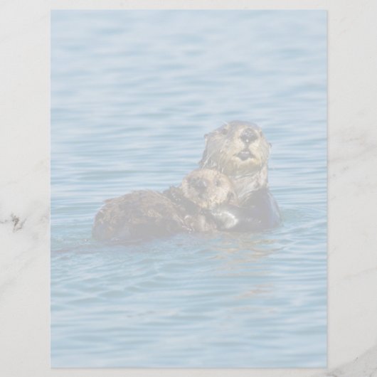 Cutest Baby Animals | Mother & Baby Sea Otter (Front)