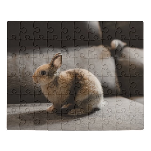 Cutest Baby Animals | Netherland Dwarf Rabbit Jigsaw Puzzle (Puzzle Horizontal)