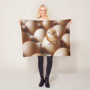 Cutest Baby Animals New Baby Chick Fleece Blanket