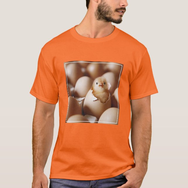 Cutest Baby Animals | New Baby Chick T-Shirt (Front)