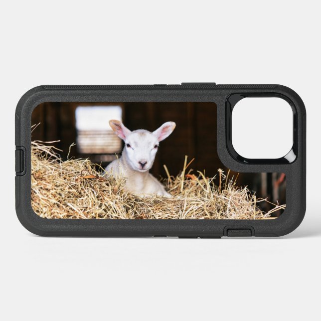 Cutest Baby Animals | Newborn Lamb Otterbox iPhone Case (Back Horizontal)