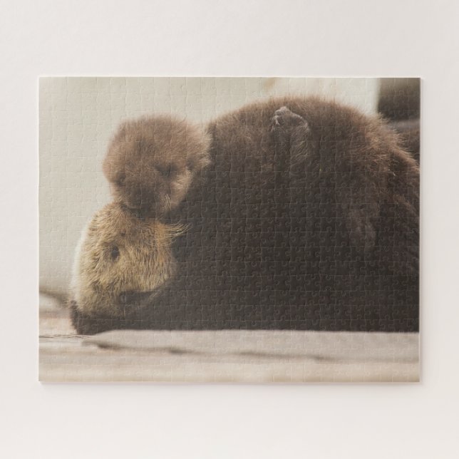 Cutest Baby Animals | Newborn Otter Pup Jigsaw Puzzle (Horizontal)