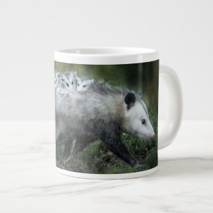 Cutest Baby Animals   Opossum Mom & Kids Giant Coffee Mug