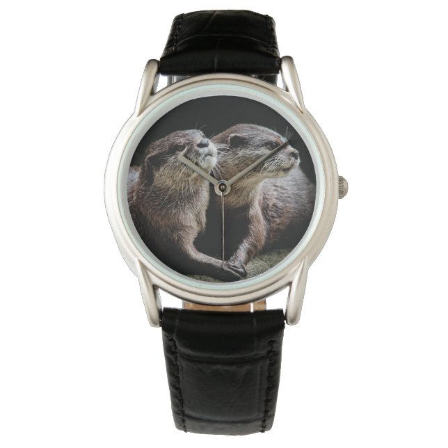 Cutest Baby Animals | Otters Holding Hands Watch (Front)