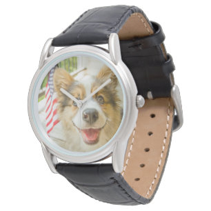 Cutest Baby Animals Patriotic Corgi Puppy Watch
