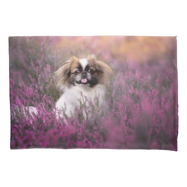 Cutest Baby Animals | Pekingese Puppy Pillow Case (Front)