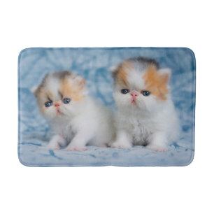 Cutest Baby Animals Persian Calico Kitten Bath Mat