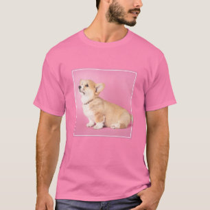 Cutest Baby Animals   Pink Corgi Puppy T-Shirt
