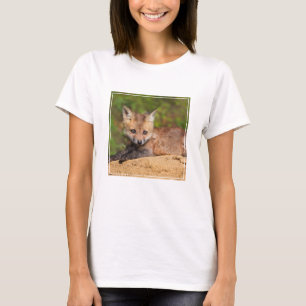 Cutest Baby Animals Red Fox Pup T-Shirt