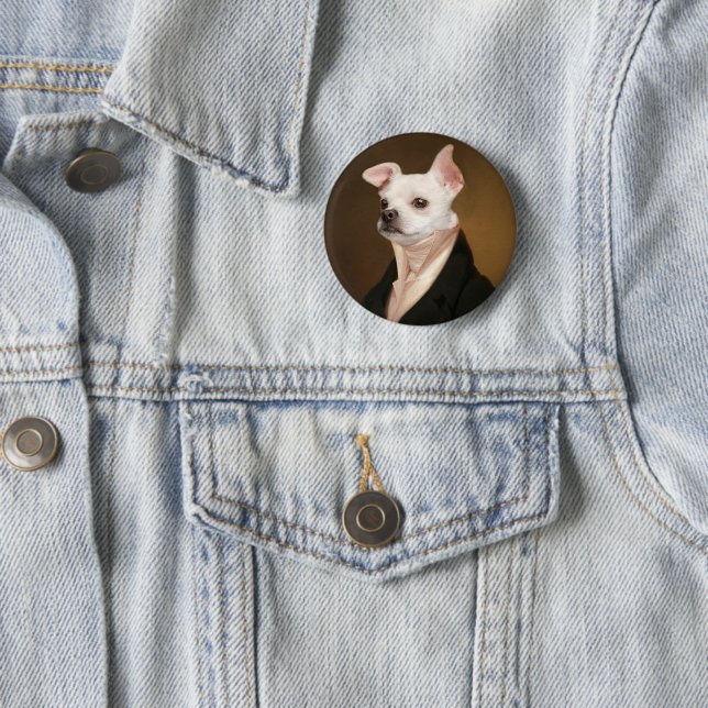 Cutest Baby Animals | Royal Chihuahua Portrait Button (In Situ)