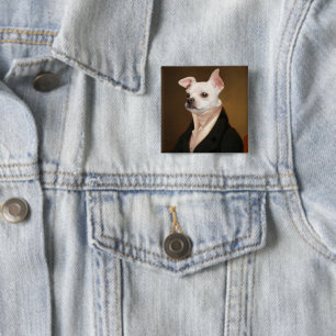 Cutest Baby Animals Royal Chihuahua Portrait Button